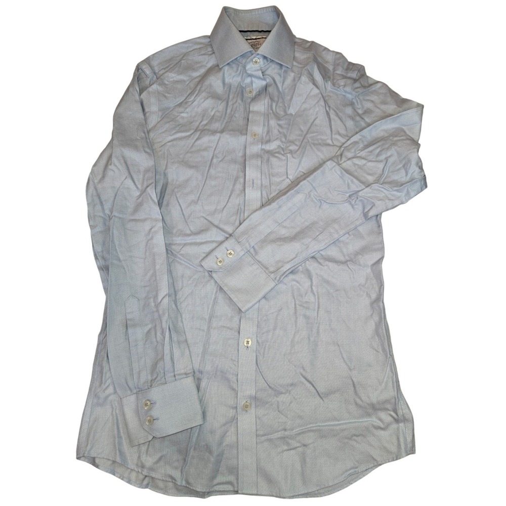 Charles Tyrwhitt Mens Extra Slim Fit Non-Iron Shirt Light Blue 14.5/33
